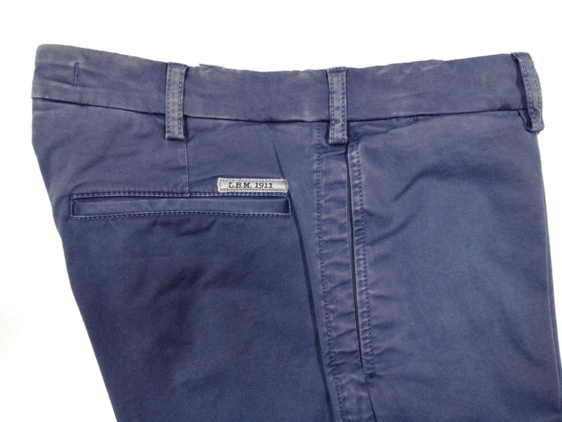 LBM 1911 Trousers 36, Washed cobalt Flat front Tailored fit Cotton/Elastane