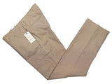 LBM 1911 Trousers 34, Tan Flat front Relaxed fit Cotton