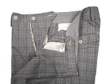 LBM 1911 Trousers 34, Black & white plaid with blue Flat front Tailored fit Cotton