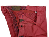 LBM 1911 Trousers 34, Red Pleated front Straight fit Cotton/Elastane