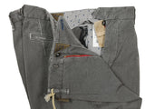 LBM 1911 Trousers 36, Medium grey Pleated front Straight fit Cotton/Linen