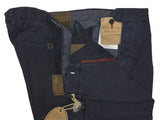 LBM 1911 Trousers 36, Navy blue Pleated front Straight fit Cotton/Elastane