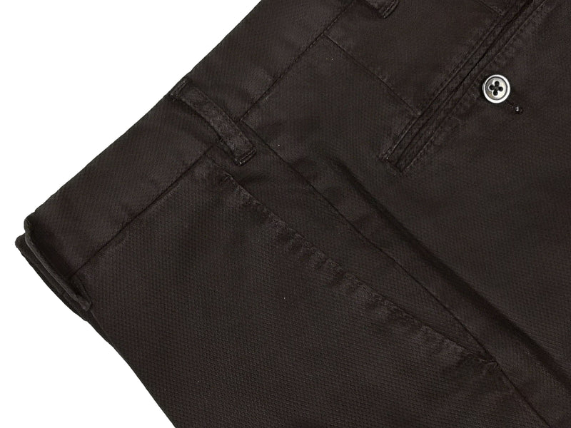 LBM 1911 Trousers 36, Washed dark brown Flat front Tailored fit Cotton/Elastane