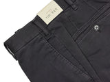 LBM 1911 Trousers 38 Brushed gunmetal grey Flat front Tailored fit Cotton/Elastane
