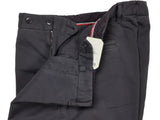 LBM 1911 Trousers 38 Brushed gunmetal grey Flat front Tailored fit Cotton/Elastane