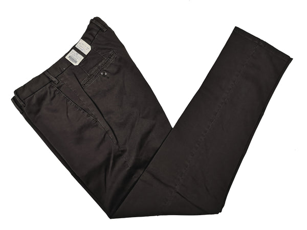 LBM 1911 Trousers 36 Dark brown Flat front Cotton blend