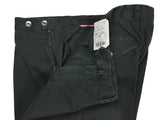 LBM 1911 Trousers 35/36, Hunter green Pleated front Slim fit Cotton/Elastane