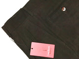 Luigi Bianchi Trousers 31, Dark brown Pleated front Relaxed fit Cotton Twill