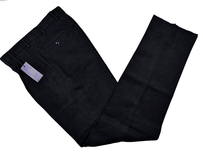 Luigi Bianchi Trousers 34 Midnight Blue