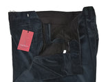 Luigi Bianchi Trousers 38, Deep blue Pleated front Relaxed fit Cotton Corduroy