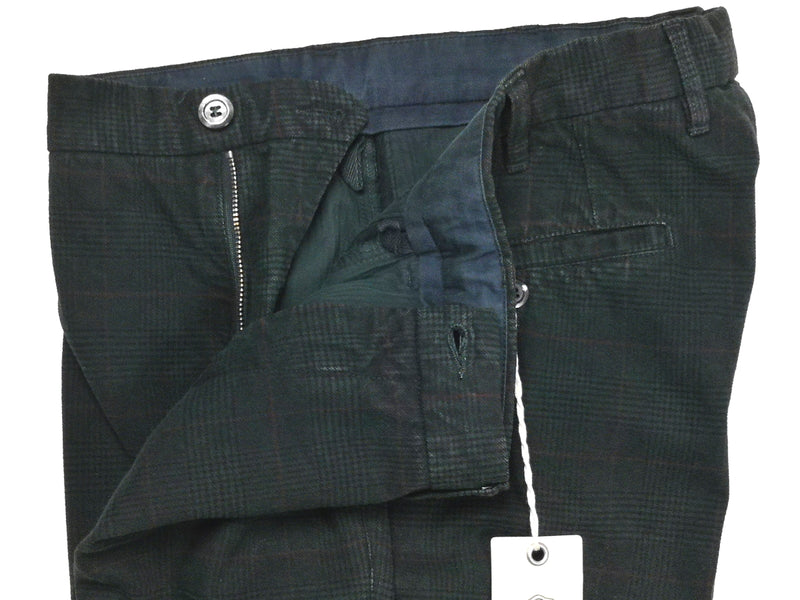 LBM 1911 Trousers 36, Forest plaid Flat front Tailored fit Cotton/Elastane