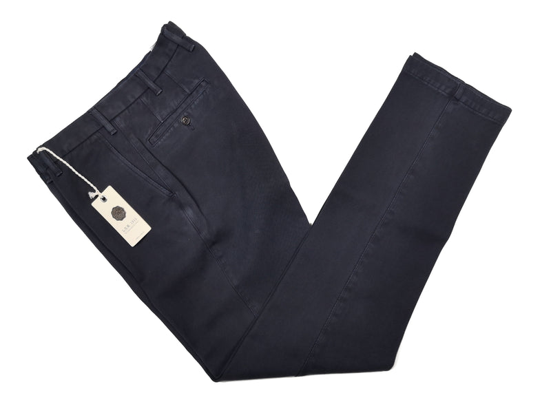 LBM 1911 Trousers 34, Navy bue Flat front Tailored fit Cotton