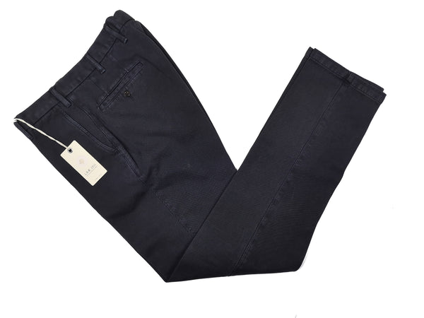 LBM 1911 Trousers 36, Navy bue Flat front Tailored fit Cotton