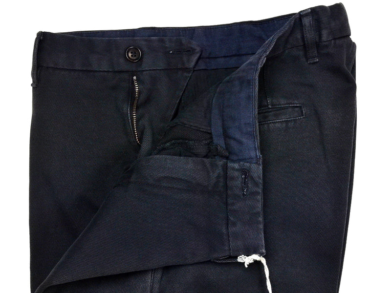 LBM 1911 Trousers 36, Navy bue Flat front Tailored fit Cotton