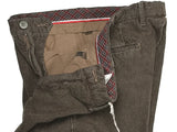 LBM 1911 Trousers 34, Washed brown puppytooth Flat front Tailored fit Cotton blend