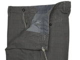 LBM 1911 Trousers 34, Grey glen plaid Flat front Relaxed fit Cotton blend