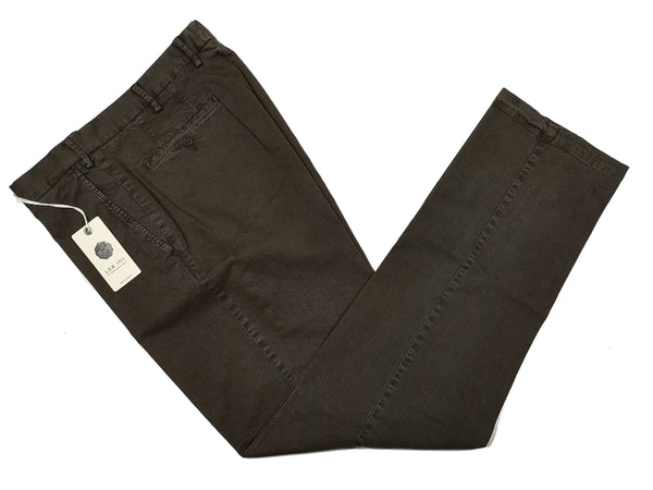 LBM 1911 Trousers 34, Brownish grey Flat front Relaxed fit Cotton