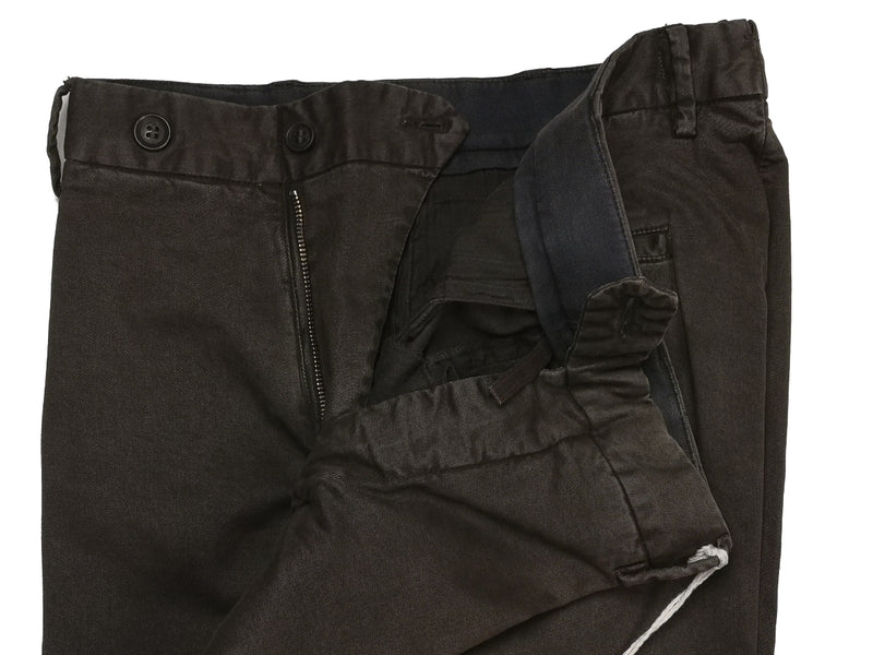 LBM 1911 Trousers 34, Brownish grey Flat front Relaxed fit Cotton