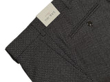 LBM 1911 Trousers 35/36, Charcoal fancy pattern Pleated front Slim fit Wool/Cotton