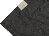 LBM 1911 Trousers 34, Charcoal plaid Flat front Tailored fit Wool