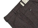 LBM 1911 Trousers 36, Grey with blue/red plaid Flat front Tailored fit Wool