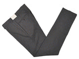 LBM 1911 Trousers 32, Mid grey blue bullseye Flat front Tailored fit Wool