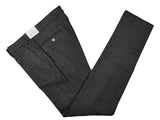 LBM 1911 Trousers 36, Charcoal fancy weave Flat front Tailored fit Wool
