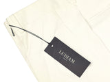 Luigi Bianchi Lubiam Trousers 32, Light beige Flat front Relaxed fit Cotton/Elastane