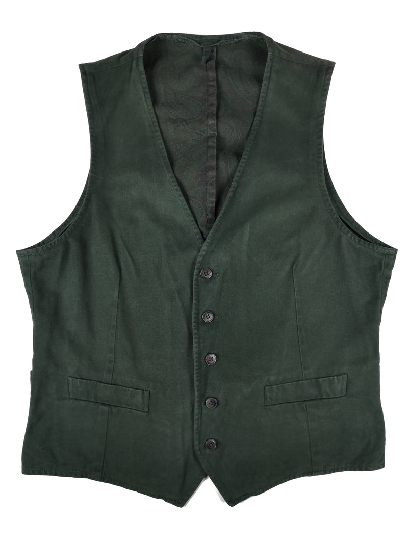 LBM 1911 Vest Large/52, Hunter green Cotton