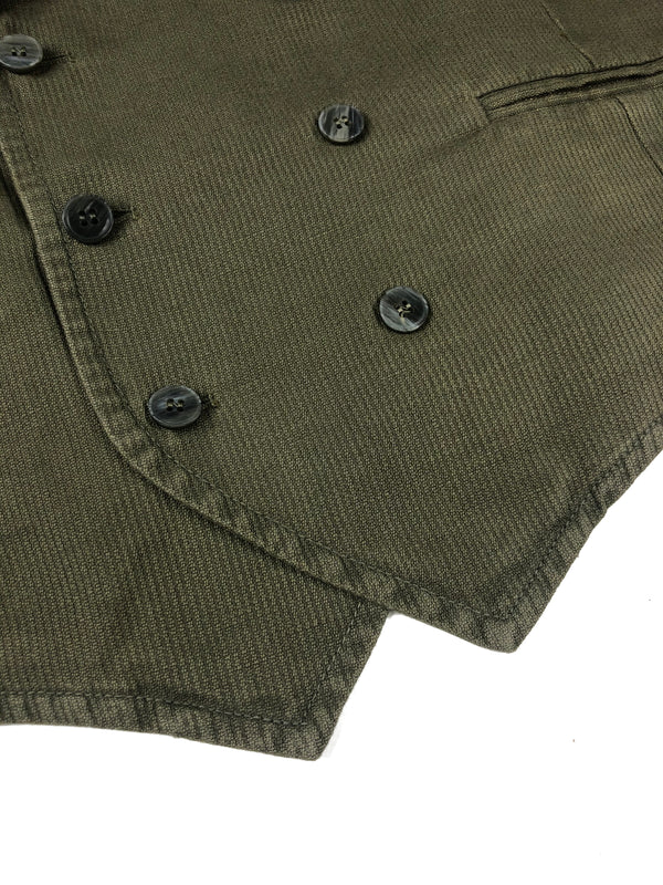 LBM 1911 Vest Large/52, Light olive green Linen/Cotton