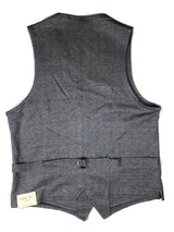 LBM 1911 Vest Medium/50, Blue/White herringbone Linen/Cotton