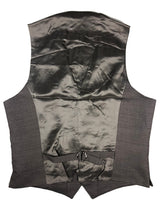 LBM 1911 Vest Large/52, Taupe/Beige weave Wool/Cotton