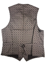 LBM 1911 Vest Large/52, Light taupe paisley pattern Cotton