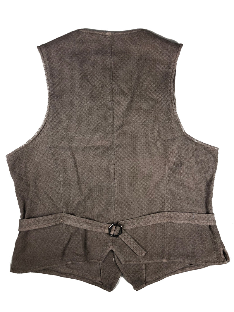 LBM 1911 Vest Medium/50, Light taupe weave Cotton/Wool