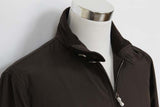 FINAL SALE Longhi Jacket: XXX-Large, Soft brown, zip front, water-resistant cotton blend