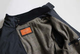 FINAL SALE Longhi Jacket: XXX-Large, Soft navy blue, zip front, water-resistant cotton blend