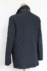 FINAL SALE Longhi Coat: XX-Large/3X-Large, Soft navy blue, button front, poly blend