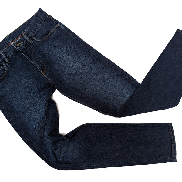 Loro Piana Jeans 32 Slim Indigo Blue 5 Pocket Kurashiki Cotton