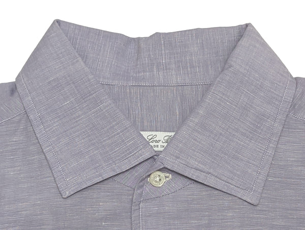 Loro Piana Shirt M Spread Collar Linen/Cotton
