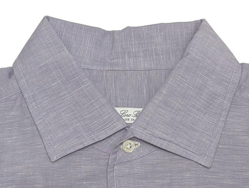 Loro Piana Shirt M Spread Collar Linen/Cotton – eHABERDASHER Loro Piana Shirt M Spread Collar Linen/Cotton – eHABERDASHER
