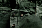 Marco Pescarolo Trousers: 34, Washed green, off seam pockets, cotton/elastane