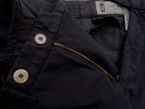 Marco Pescarolo Trousers: 32, Navy, on seam pockets, cotton/elastane