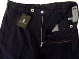 Marco Pescarolo Trousers: 34, Navy, on seam pockets, cotton/elastane