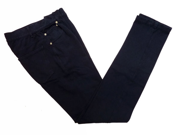 Marco Pescarolo Jeans: 33/34, Navy, 5 pocket, cotton/elastan