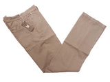 Marco Pescarolo Jeans: 34 Khaki 5 pocket cotton/linen