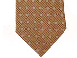 Mattabisch Tie, Muted gold polkadots, pure silk