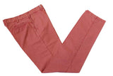 Marco Pescarolo Trousers: 32, Washed faded red, flat front, cotton/elastane