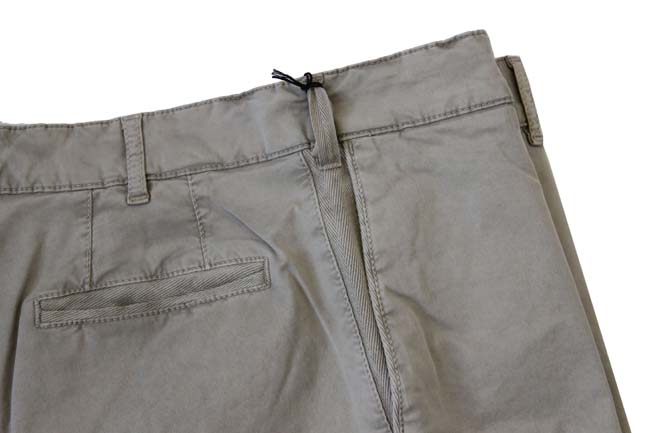 Marco Pescarolo Trousers: 33/34, Washed beige, flat front, cotton/elastane