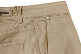 Marco Pescarolo Trousers: 32, Light tan, flat front, cotton/elastane