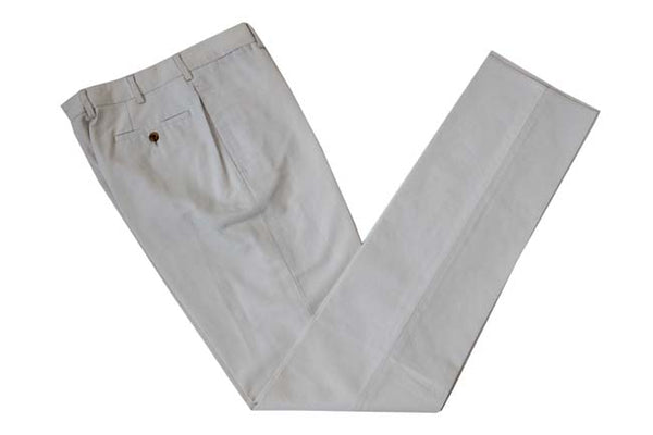 Marco Pescarolo Trousers: 34, White, off seam, cotton/elastan